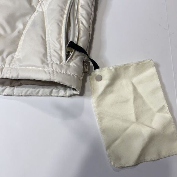 Obermeyer Juniors Down Puffer‎ Insulated Winter Snow Ski Vest Cream Small Unisex - Picture 5 of 12
